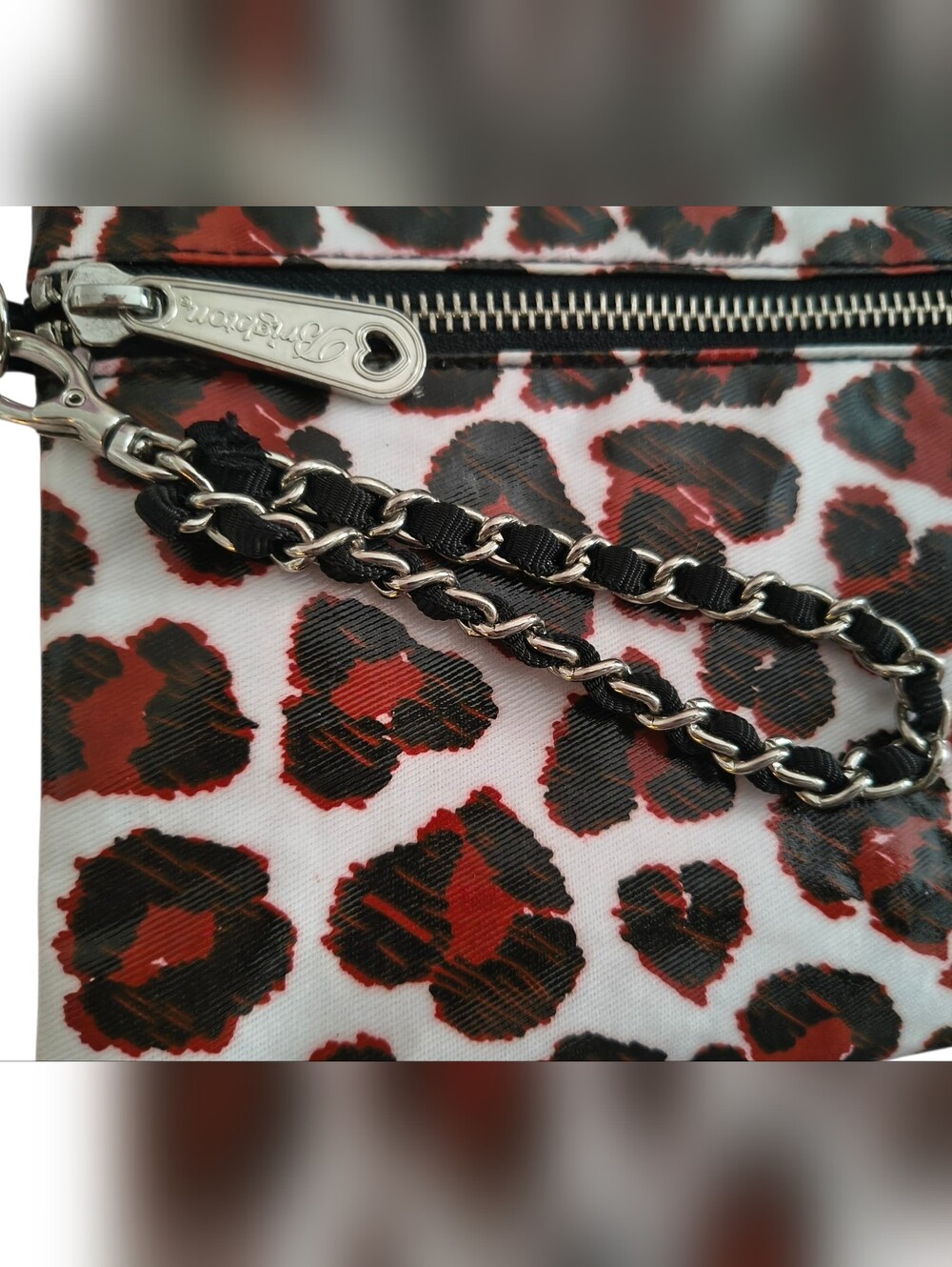 Brighton Coated Leopard Print Wristlet/Clutch - Picture 6 of 8